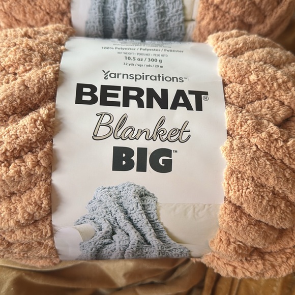 Bernat Other - NWT 2 Skiens Bernat Blanket Big Yarn in Vintage